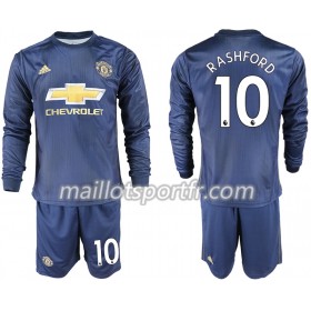 Maillot de Foot Manchester United RASHFORD 10 Enfant Troisieme 2018/19 ML